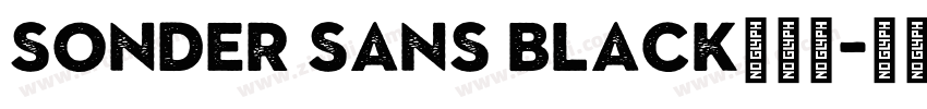 Sonder Sans Black免费下字体转换